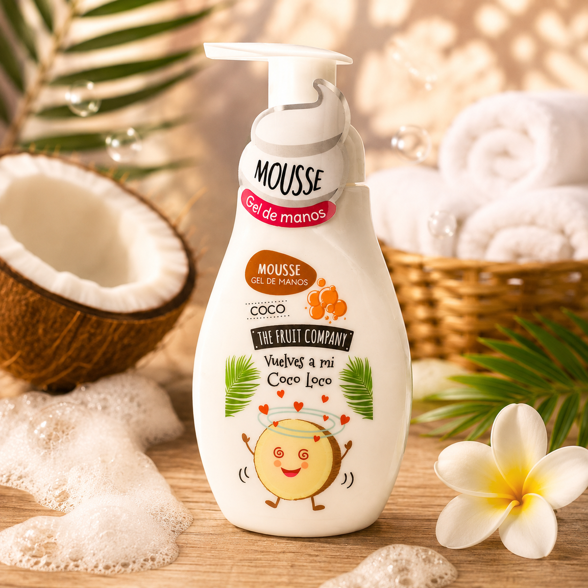 Sapun Lichid, The Fruit Company, Spuma 250 ml Cocos