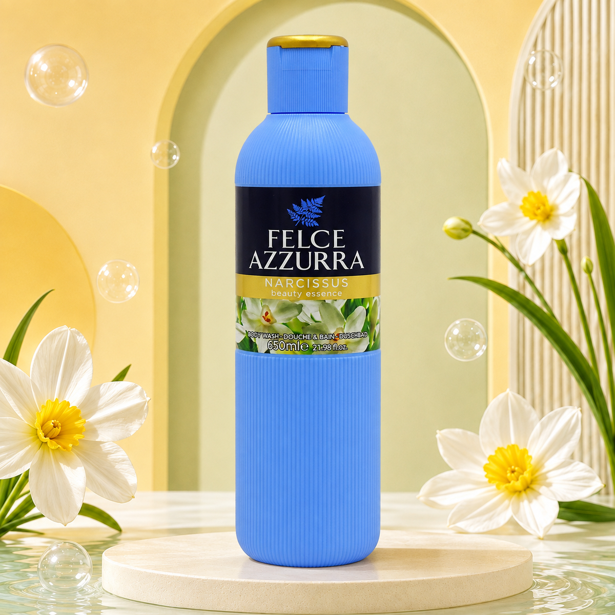 Gel de Dus, Felce Azzurra, 650 ml Narcissus