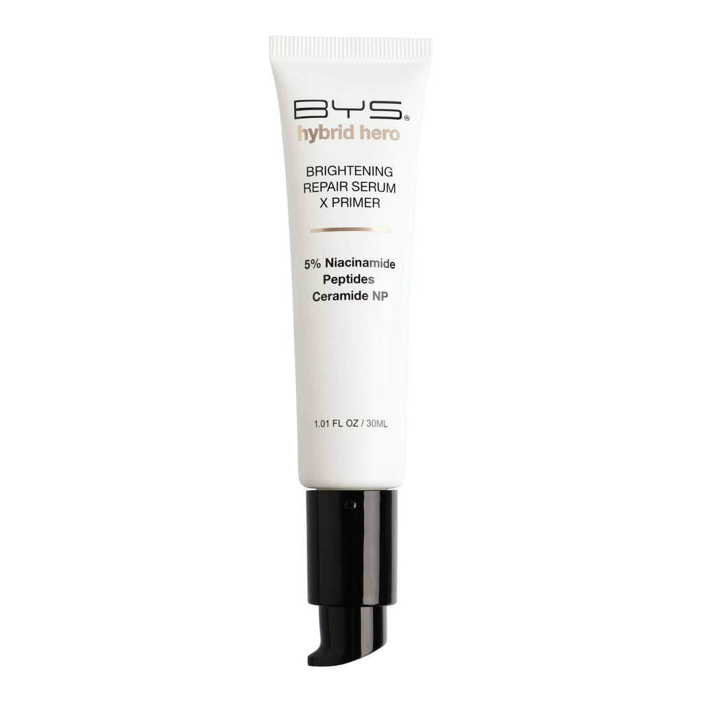 BYS Hybrid Hero – Baza de machiaj si ser reparator cu efect de iluminare  30 ml