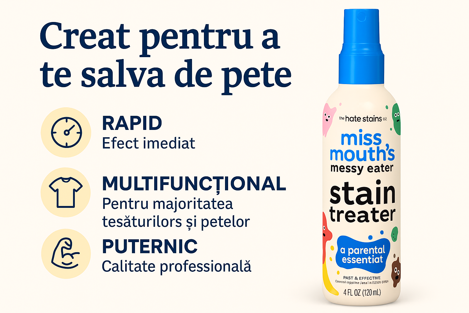 Clarix - Spray pentru îndepărtarea instantanee a petelor
