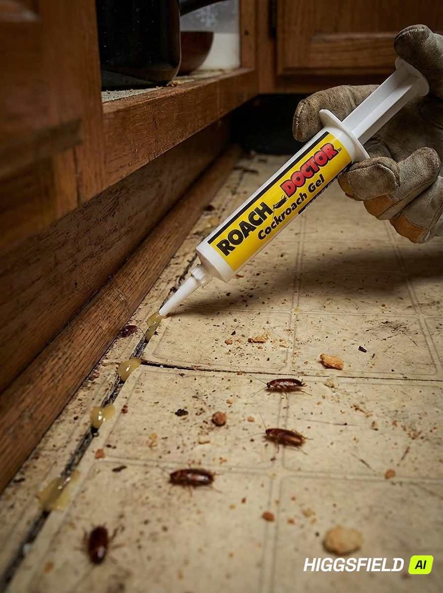 ROACH DOCTOR Seringă Gel Insecticid Anti Gândaci