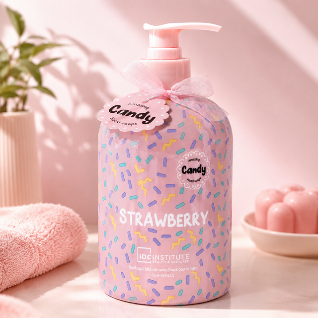 Sapun lichid cu aroma de capsuni Candy 500 ml -  IDC Institute