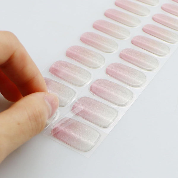 16 benzi de Unghii cu gel semi-polimerizate